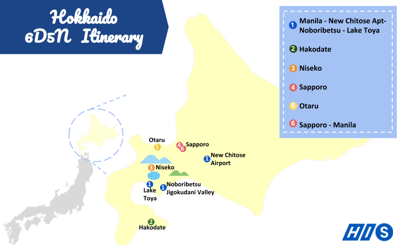 Hokkaido Itinerary