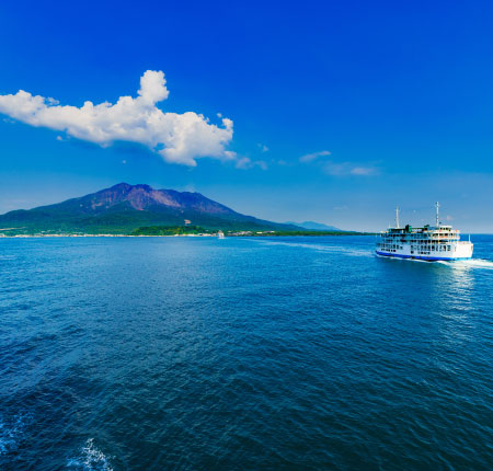 鹿児島の自然：錦江湾