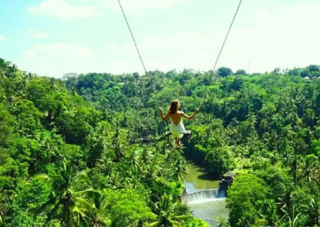 ウブド：Bali Swing